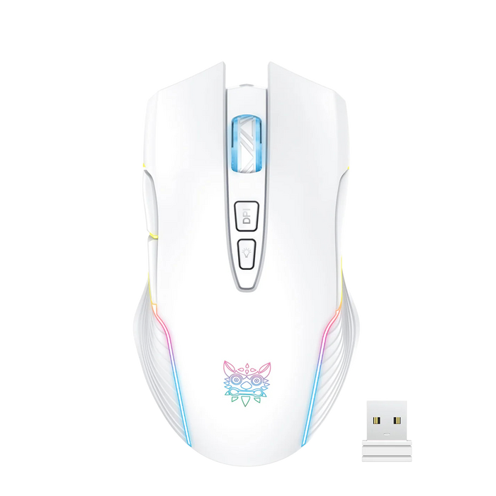 Onikuma CW905 Dual-Mode RGB Gaming Mouse - White  for sale in Emirates from Games2all