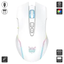 Onikuma CW905 Dual-Mode RGB Gaming Mouse - White  for sale in Emirates from Games2all