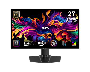 MSI MAG 271QP QD-OLED X24 – 27 Inch WQHD 240Hz - Gaming Monitor