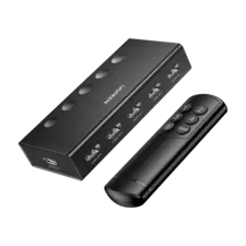 UGREEN CM568 HDMI Switch 5 in 1 Out 4K 60Hz with Remote - Black