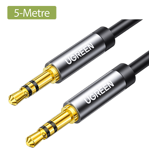 UGREEN AV119 3.5mm Male to 3.5mm Male Cable - 5M - Black