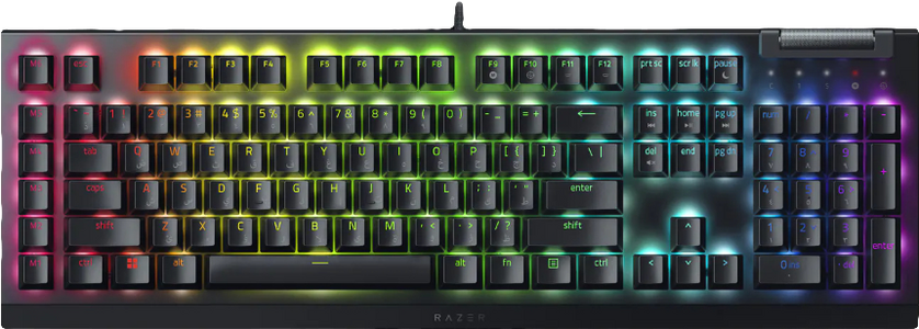 ريزر بلاك ويدو V4 X –كيبورد جيمنج ميكانيكية أر جي بي - حروف عربي