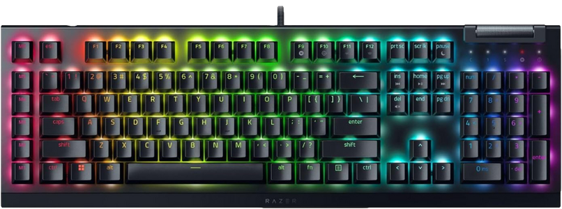 ريزر بلاك ويدو V4 X –كيبورد جيمنج ميكانيكية أر جي بي - حروف عربي