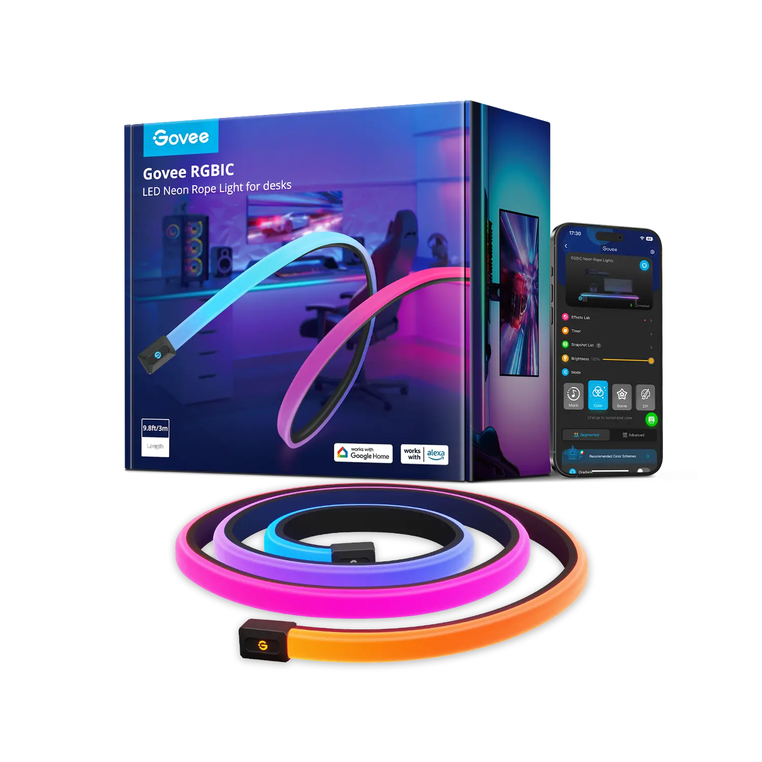  شرائط إضاءة H61C3 للمكاتب نيون من جوفي - 3 متر  للبيع في ألإمارات من خلال Games2all