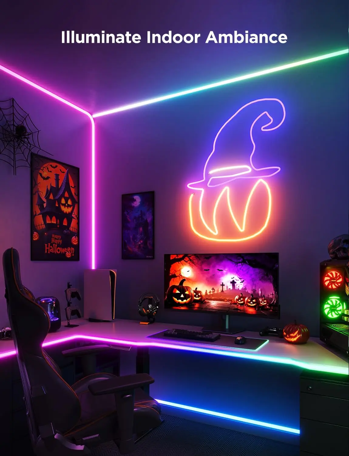 Govee H6641 Neon Rope Light for Wall Lining - 5M   for sale in Emirates from Games2all