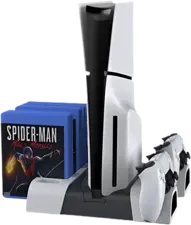 Dobe Cooling Stand with Charging Station for PS5/Pro/PS5 Slim (Physical and Digital) - Open Sealed