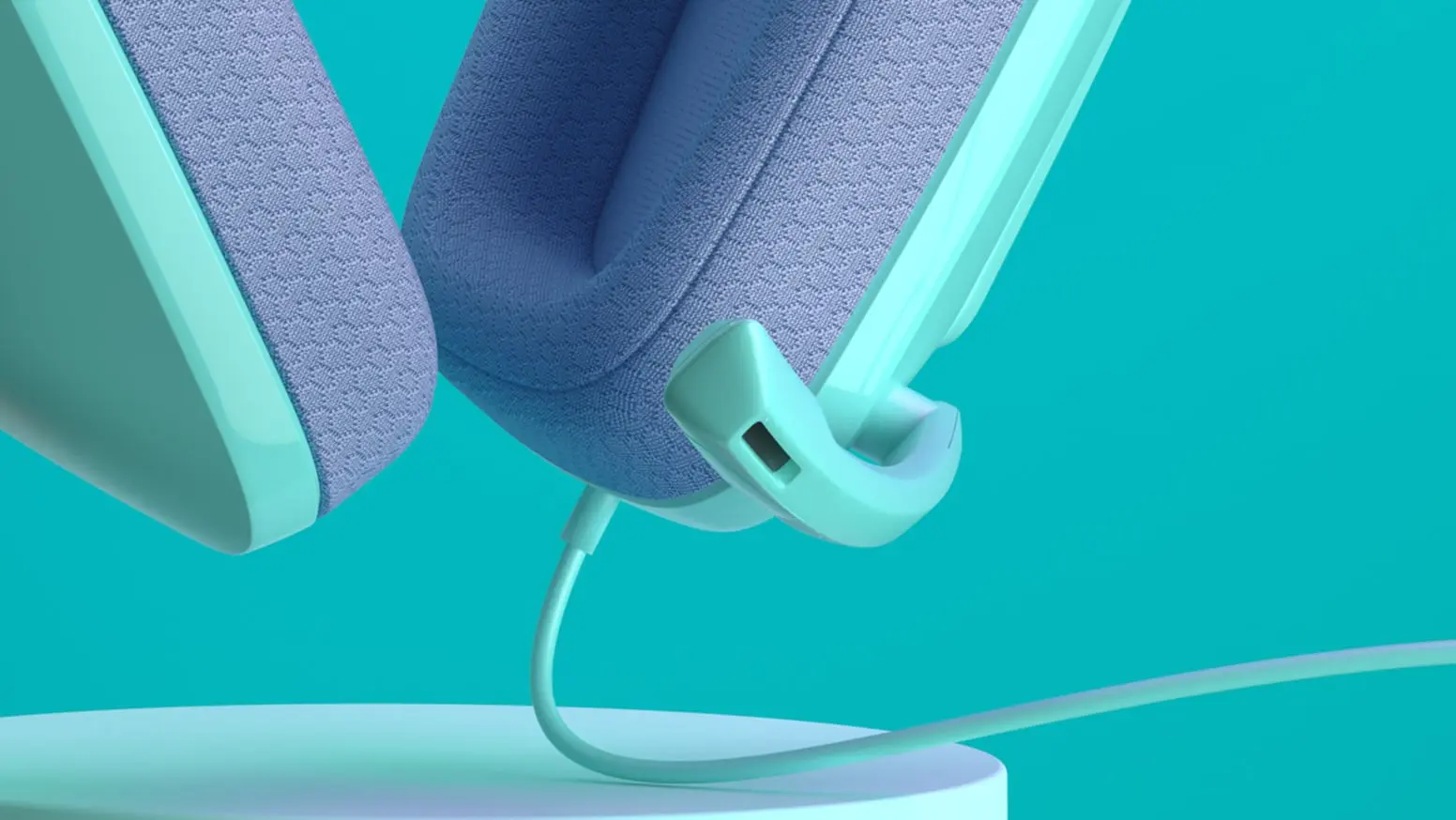 سماعة الجيمنج السلكية من لوجي تيك G335 - مينت جرين - بدون ملصق  للبيع في ألإمارات من خلال Games2all