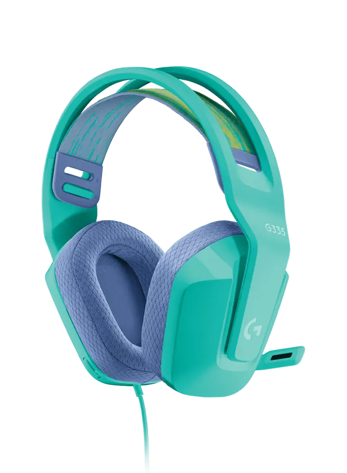سماعة الجيمنج السلكية من لوجي تيك G335 - مينت جرين - بدون ملصق  للبيع في ألإمارات من خلال Games2all