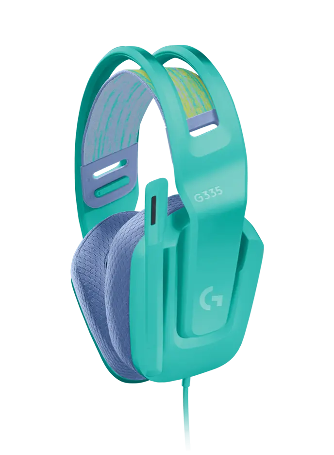 سماعة الجيمنج السلكية من لوجي تيك G335 - مينت جرين - بدون ملصق  للبيع في ألإمارات من خلال Games2all