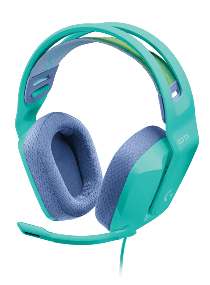 سماعة الجيمنج السلكية من لوجي تيك G335 - مينت جرين - بدون ملصق  للبيع في ألإمارات من خلال Games2all