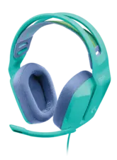 سماعة الجيمنج السلكية من لوجي تيك G335 - مينت جرين - بدون ملصق