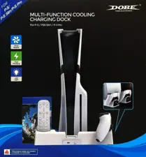 Dobe Cooling Stand with Charging Station for PS5 (Universal) - White - Open Sealed