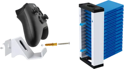 DOBE TP5-1543 Storage Stand For Controller & Disc Rack Wall Mount  for sale in Emirates from Games2all