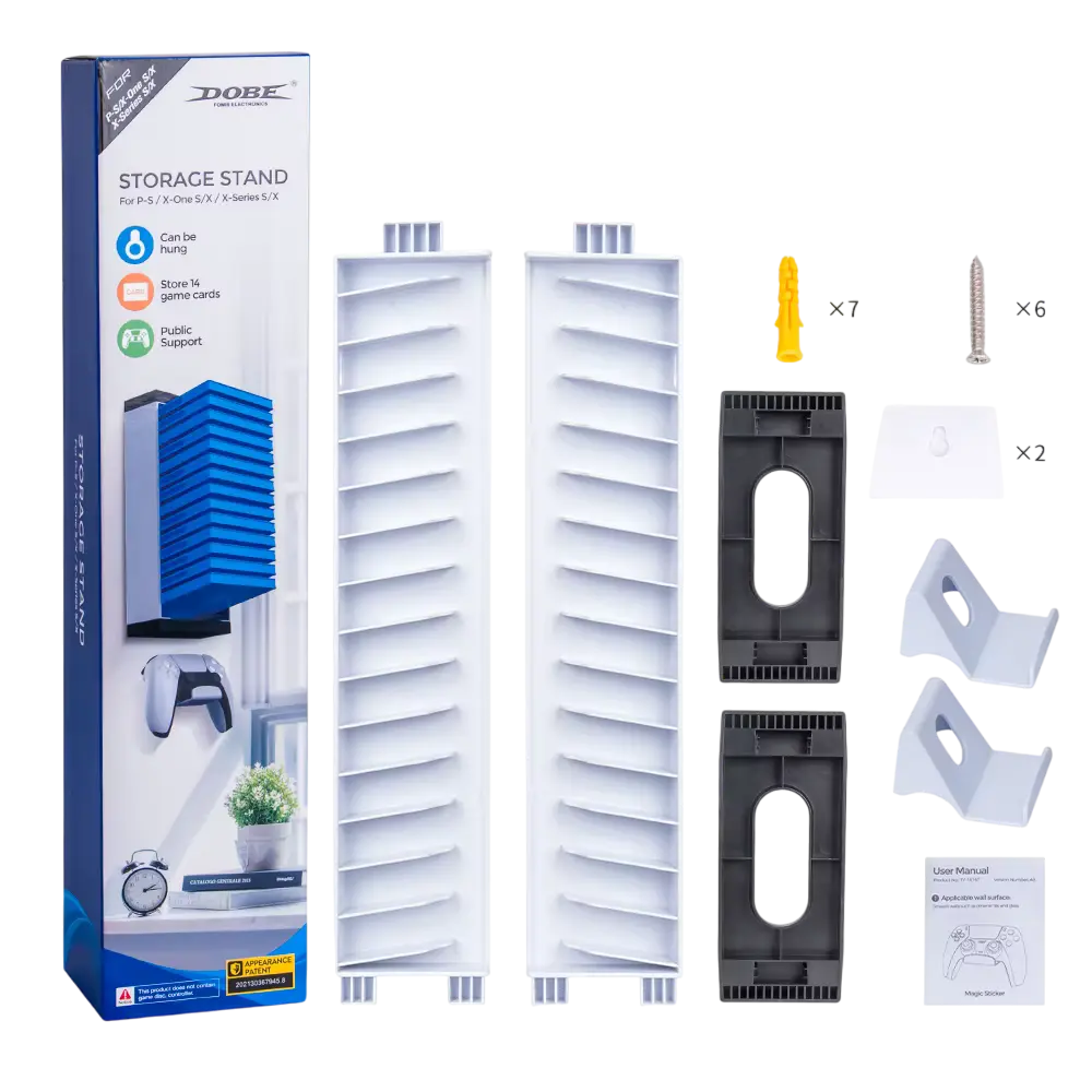DOBE TP5-1543 Storage Stand For Controller & Disc Rack Wall Mount  for sale in Emirates from Games2all