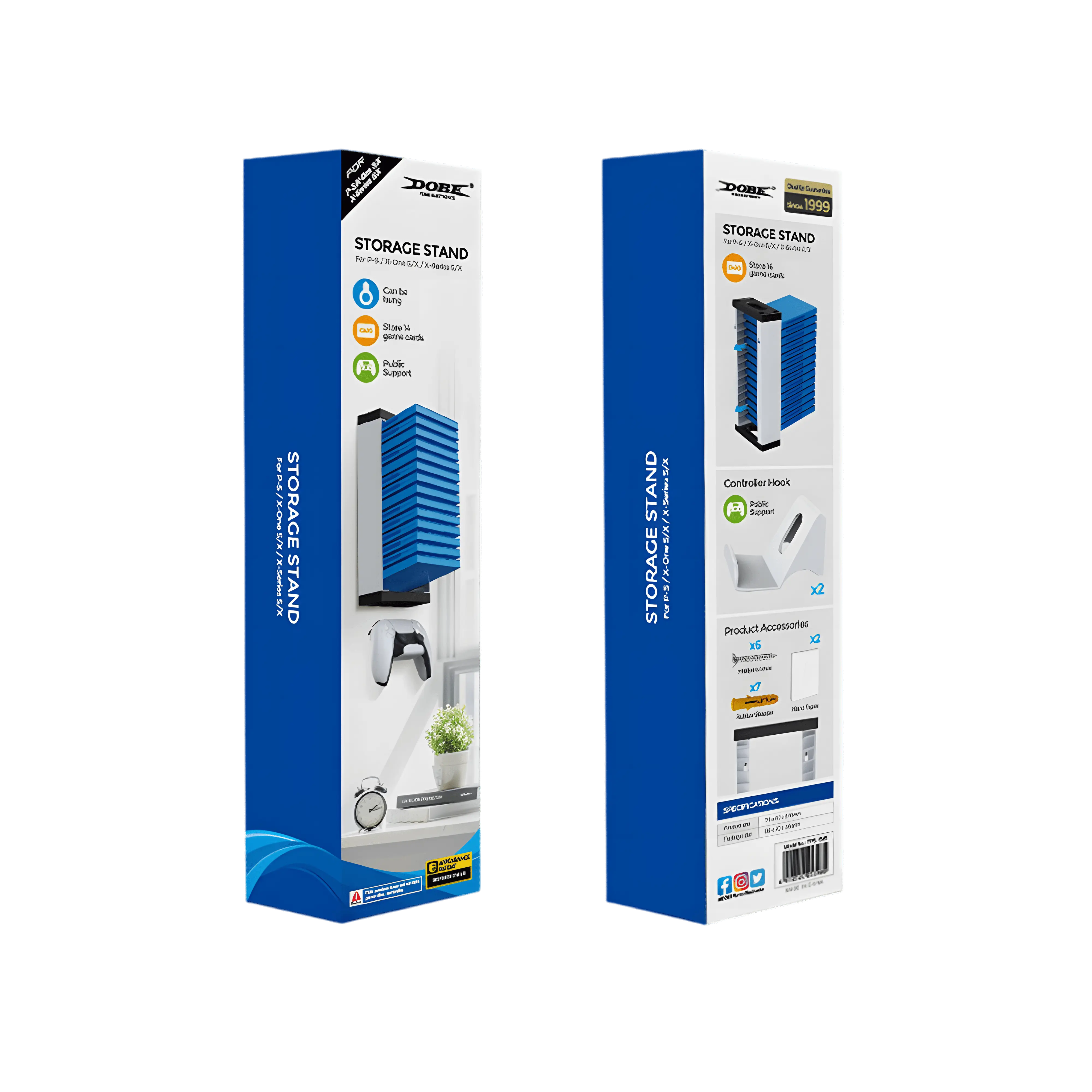 DOBE TP5-1543 Storage Stand For Controller & Disc Rack Wall Mount  for sale in Emirates from Games2all