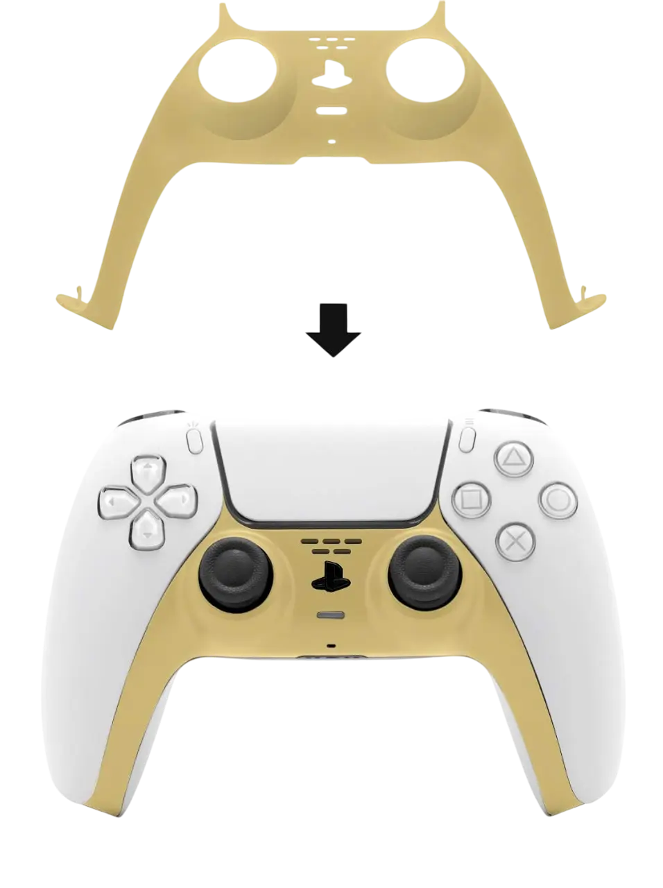 Dobe TP5-1521 Protective suit for PS5 Controller - Light Yellow  for sale in Emirates from Games2all