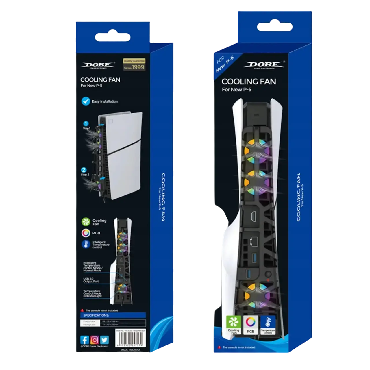 DOBE TP5-3538S New Console Cooling Fan for PS5 Silm   for sale in Emirates from Games2all