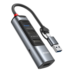 يسيدو Yesido HB20 هَب USB-C 7-في-1 دُوكينج ستيشن – 100W