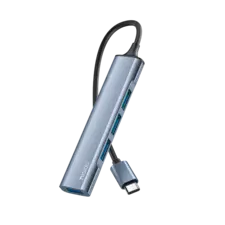 Yesido HB17 4 in 1 Aluminium Dock Type-C to 4-USB-A Hub Adapter