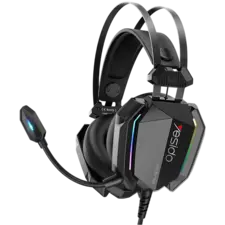 يسيدو EK03 سماعة ألعاب سلكية RGB – أسود