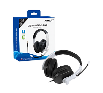 DOBE TY-1802 Stereo Wired Gaming Headphone - White