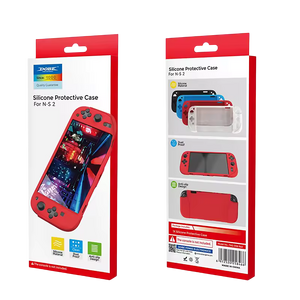 Dobe TNS-3158 Silicone Protective Case for Switch 2 - Red