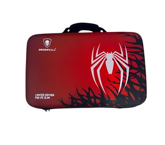 DeadSkull Travel Bag for PS5 Slim - Spider Man 2 - Red/Black