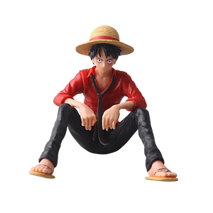 One Piece – Luffy Sitting - Red Shirt - Figure