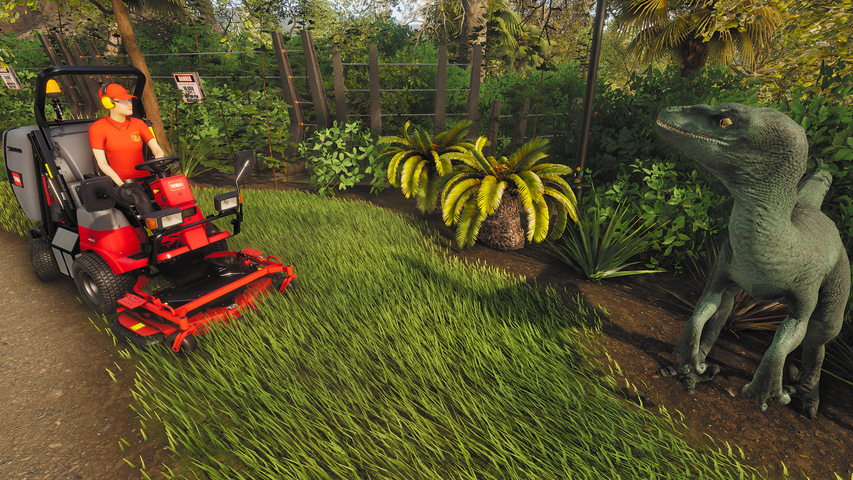 Lawn Mowing Simulator - Dino Safari – صورة 4