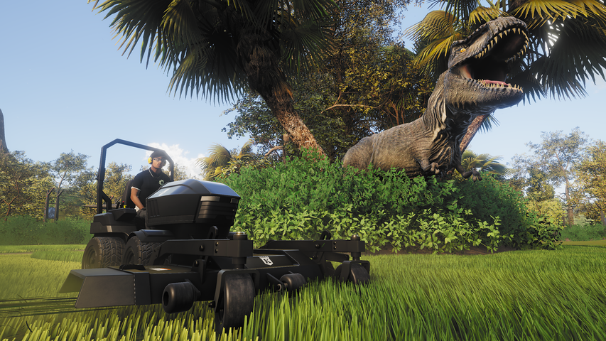 Lawn Mowing Simulator - Dino Safari – صورة 8
