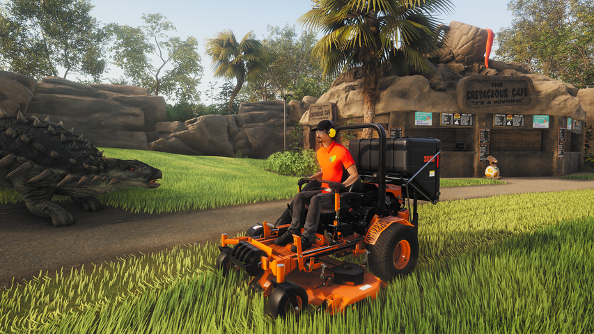 Lawn Mowing Simulator - Dino Safari – صورة 9
