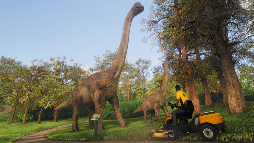 Lawn Mowing Simulator - Dino Safari – صورة 10
