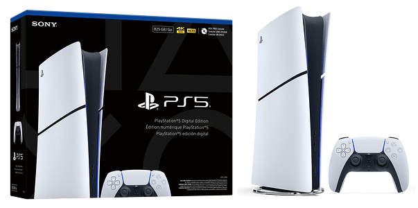 Sony PlayStation 5 Slim Console (Digital Edition) - 825 GB - 1Y Warranty