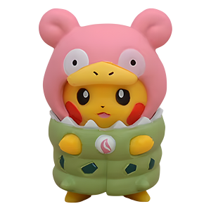 Pokemon - Pikachu Slowpoke Poncho - Mini Figure