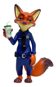 Zootopia - Nick Wilde Officer Edition - Mini Figure