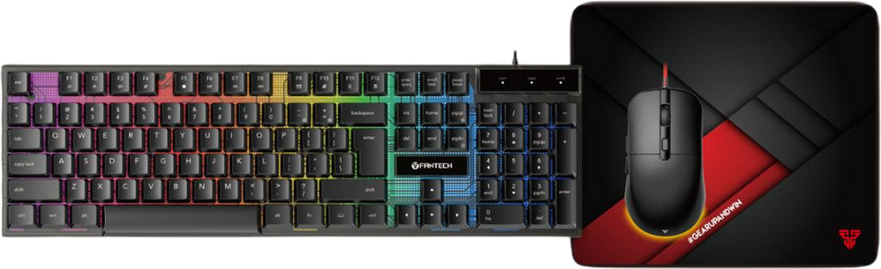 Fantech P31 Combo Hero 3×1 Gaming Keyboard and Mouse with Mousepad - Open Sealed