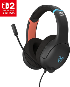 تيرتل بيتش إيرلايت فيت – سماعة سلكية لسويتش تشاركل أزرق/أحمر