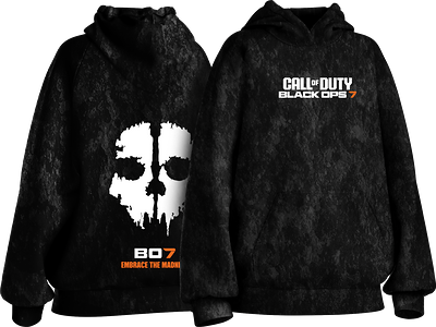 Ghost Mark – Black Ops 7 Kids Hoodie