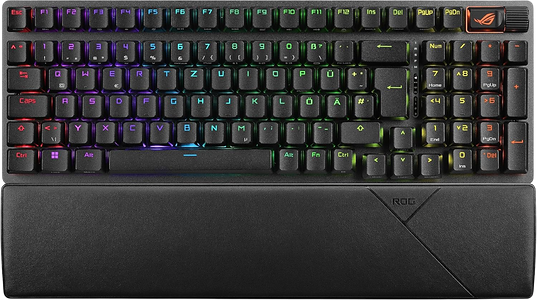 أسوس روج ستريكس سكوب II X كيبورد سلكي ميكانيكال أر جي بي - أسود