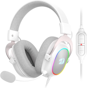 Redragon H510WR-RGB Zeus-X Wired Gaming Headset - White
