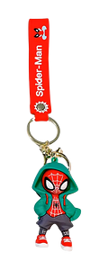 Marvel Spider Man With Green Hood - Keychain Medal	