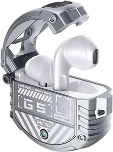 Remax Gamebuds G5 Alloy Gaming True Wireless Bluetooth Earbuds - Silver