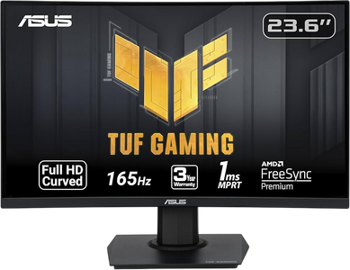 Asus TUF Gaming VG24VQE - Curved Gaming Monitor