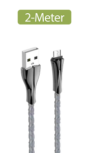 كابل شحن LS462 من يو إس بي تو مايكرو من لدنيو - (2 متر)