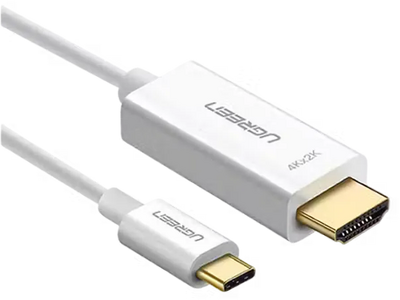 يوجرين MM121 كابل يو إس بي-سي إلى إتش دي إم آي — 1.5م - أبيض