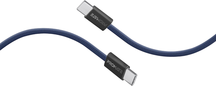 Promate EcoLine-CC200 60W Ultra-Fast USB-C cable - 2M - Blue
