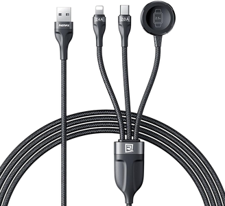 Remax RC-C169 3 in 1 Charging Cable 1.2M - Black