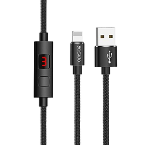 Yesido CA46 USB to Lighting Timing Cut-Off With Displayed 1.2M