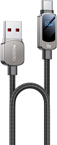 Yesido CA128C 66W USB To Type-C Cable With Power Display 1.2M