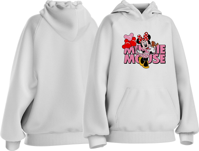 Pink Delight – Minnie Mouse Kids Hoodie